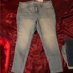 Hollister Light Blue Skinny Jeans - Slim Fit